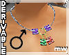 !1strand Male Necklace