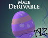 *AZ* Giant Egg Purple M