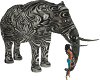 (AL)Elephant Statue