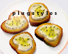 FOOD Heart Crostini