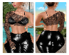 Cropped renda - preto