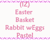 Bunny Basket Eggs Pastel