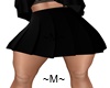 ~M~ Black Pleated Skirt