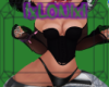 [L] Blk Squeeze top