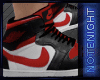 Red J-air Sneakers