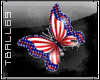 animated USA butterfly