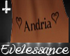Andria Lower Back Tattoo