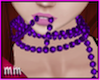 Neon Purple Necklace