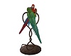 Love Parrots statue