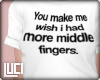 !L! Middle fingers