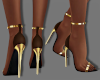 Bronze & Gold Heels