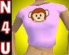 Monkey Shirt (Pink)