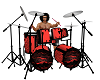*JC* Red/Black Drumset 