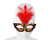 Masquerade Mask Red MM