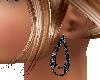 Black Sparkling Earrings