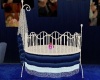 Blue and white Cradle