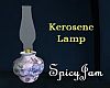 Kerosene Lamp Blue