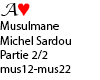 Musulmane Sardou 2-2