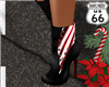 SD Candy Cane Bootie