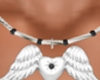 Men Necklace Angel Wings