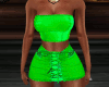 ! Lt Green Jean Dress