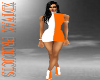 PF ORANGE/WH FULL OUTFIT