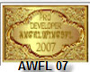 AWFL07 Dev sticker