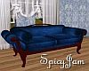Antique Blue Couch