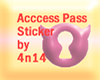 Access Pass Sticker 1