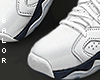 ♛ White Retro Sneakers
