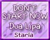 DON'T START NOW - DUA