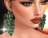 GH* Emerald Big Earrings