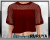 [R] GirL's blouses Red