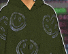 Smiley Hoodie green