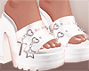 B. WHITE CHARM HEELS