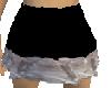 Black lacy bottom skirt