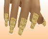Golden nails *K098*