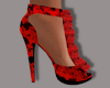 Inked Ruffle - Red