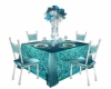 Teal&Silver Guest Table