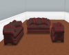 Plad Christmas Couch Set