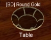 [BD] Round Gold Table