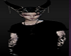 Chains Horns Cool Black Mens Outfit