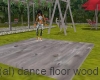 (al) wooden dance floor