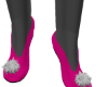 Pink tinkerbell shoes