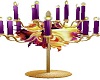 Purple & Gold Candles