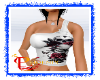 WHITE SKULL TOP