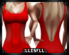 [C] Red Gown Dress