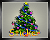 Christmas Tree Sticker  
