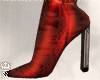 $. Red Plastic Heels