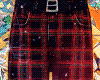 J! Plaid Skinny Belt